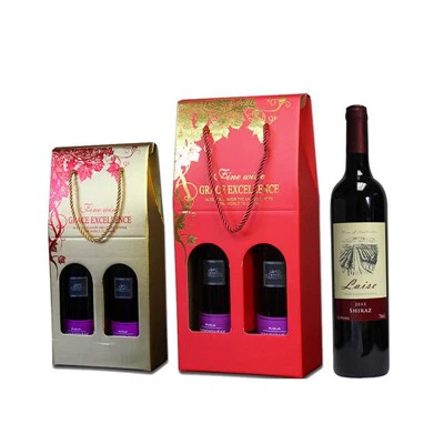 Caixa de presente de papelão para vinho